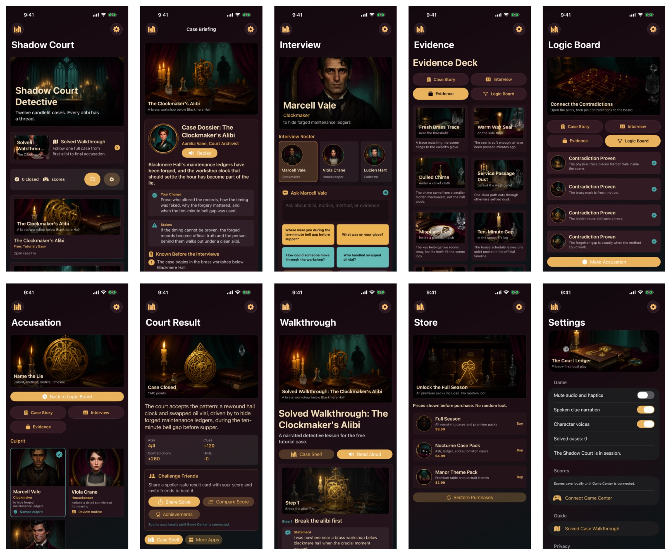 Shadow Court Detective product visual
