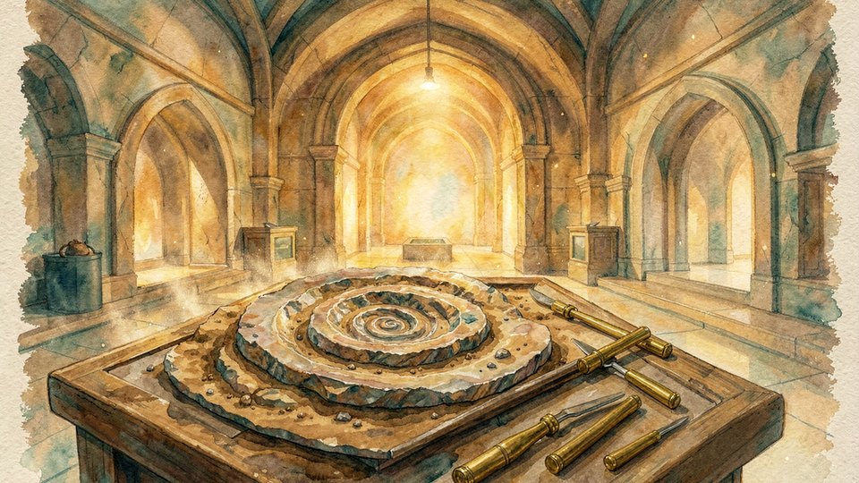 FossilFlip Museum hero artwork.