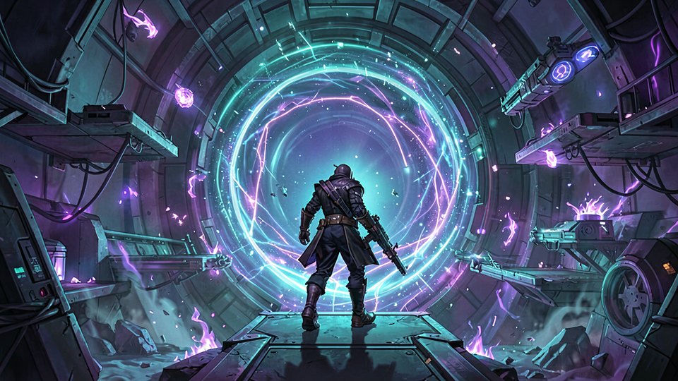 Riftforge Arena hero artwork.