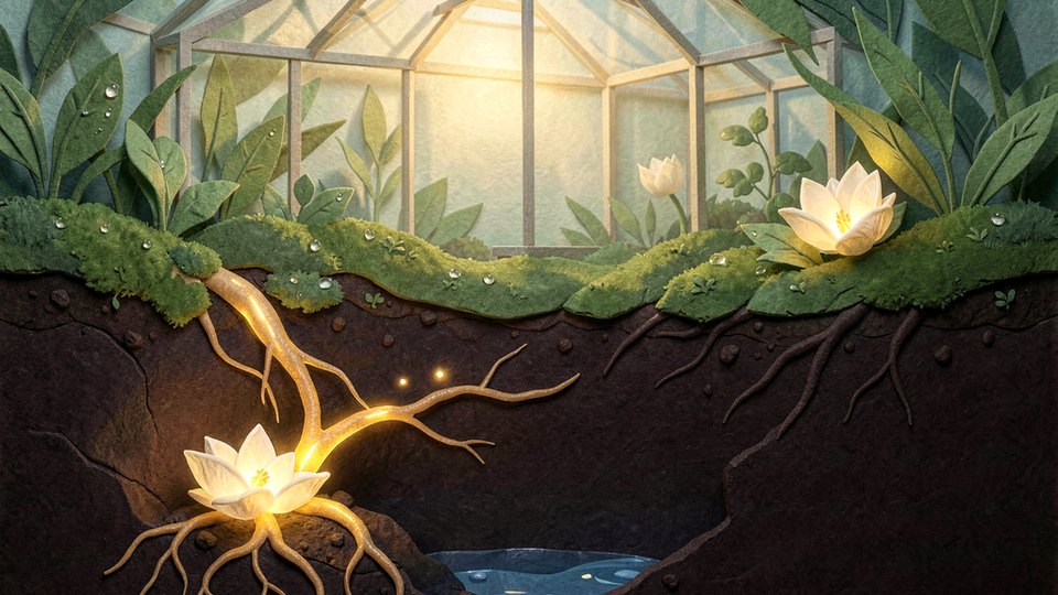Verdant Knot: Garden Puzzles hero artwork.