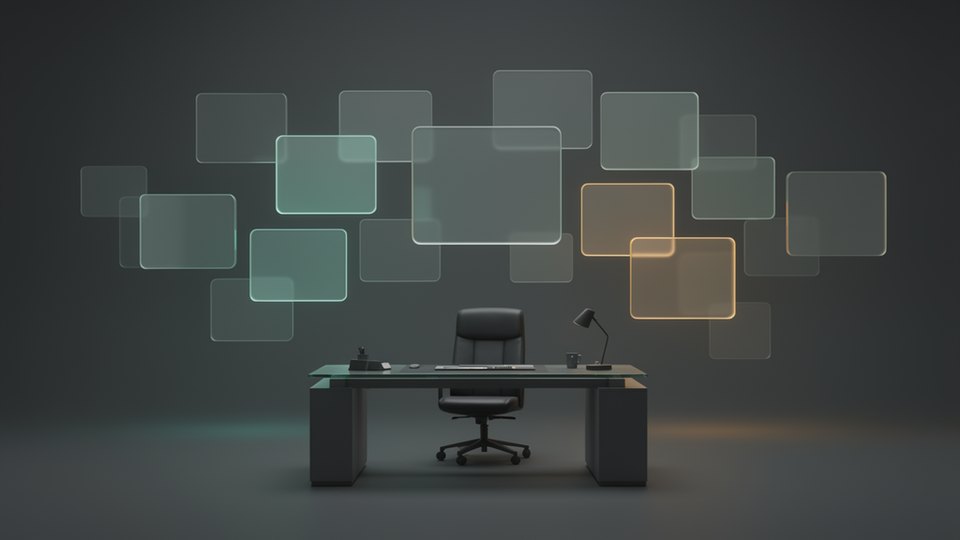 Client follow-up command center hero artwork for ClientFlow Command Center.