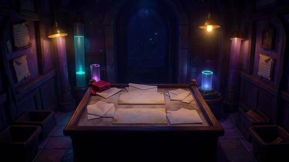 Starlit Post: Magic Mail hero artwork.